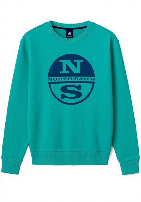 Felpa Uomo North Sails Graphic Cotone Girocollo Maglia Tuta