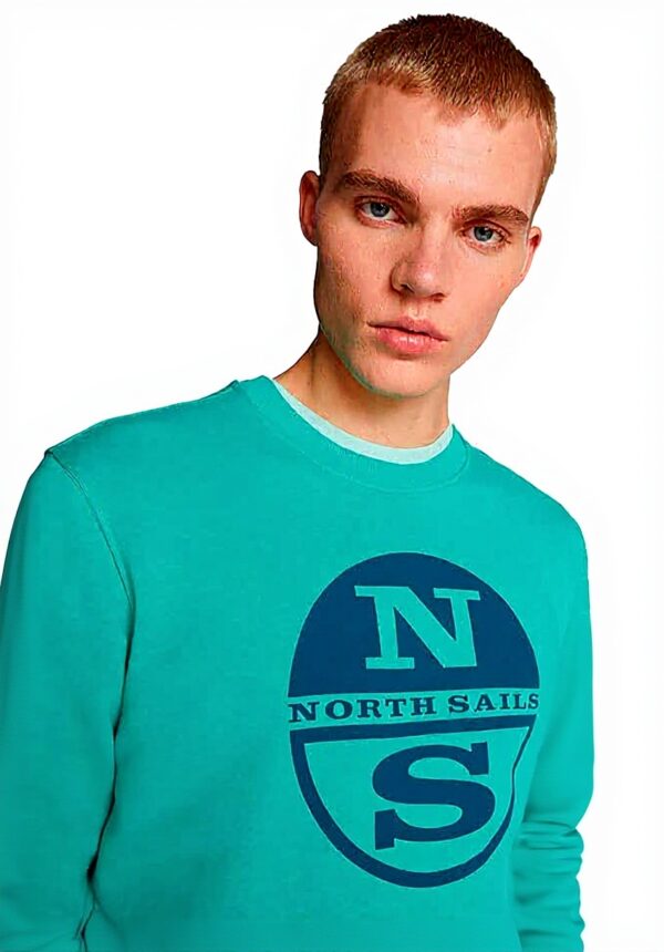 Felpa Uomo North Sails Graphic Cotone Girocollo Maglia Tuta