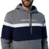 Felpa Uomo NORTH SAILS Grigio Chiaro Blu Scuro Cotone-2