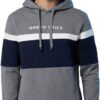 Felpa Uomo NORTH SAILS Grigio Chiaro Blu Scuro Cotone-0