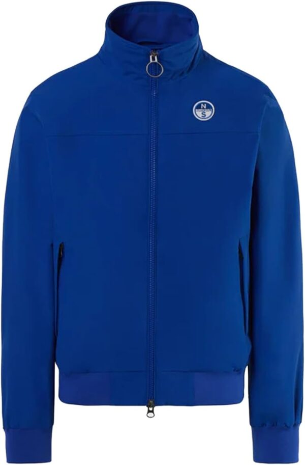 Giacca bomber North Sails blu chiaro collo alto uomo-0
