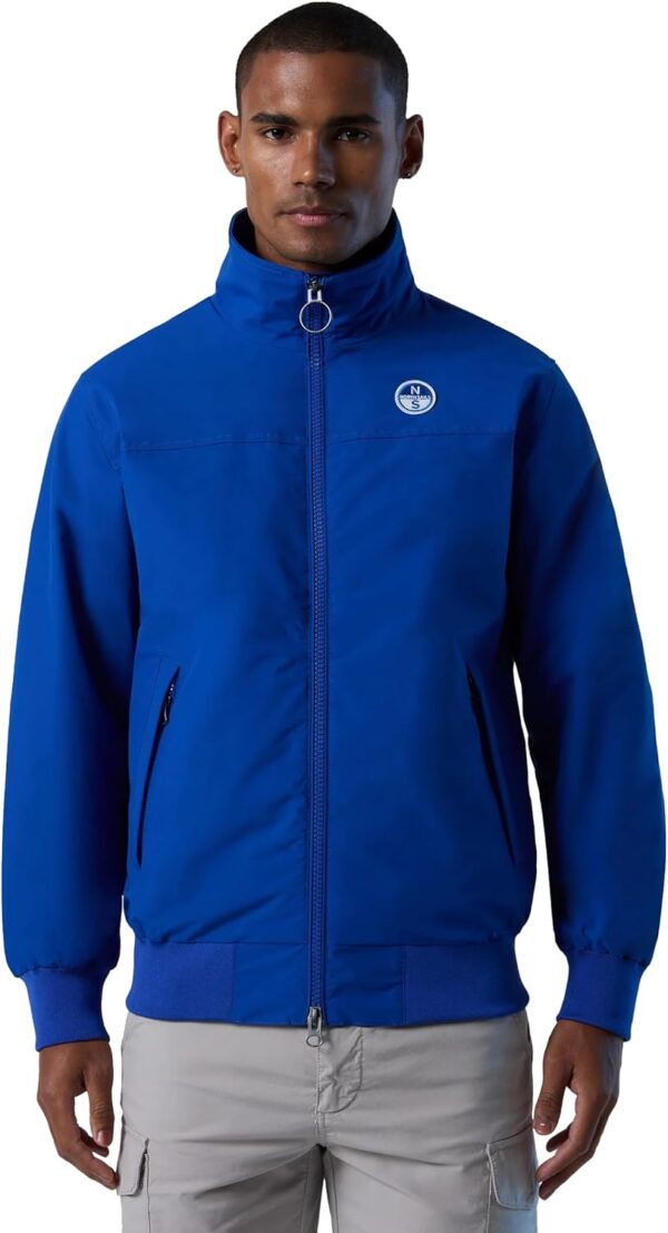 Giacca bomber North Sails blu chiaro collo alto uomo-1