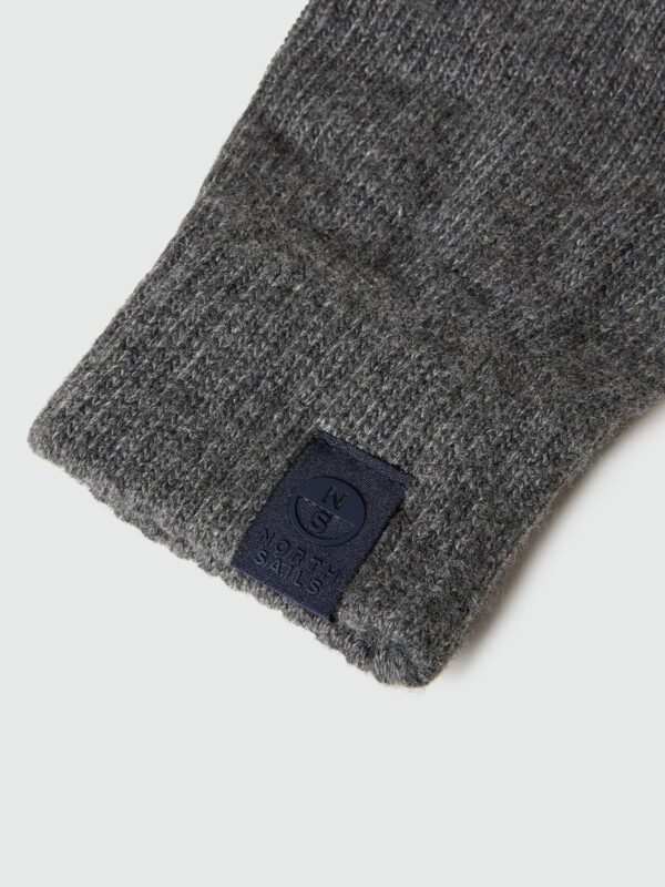 Guanti misto cashmere North Sails Uomo Medium grey melange-1