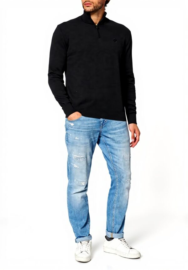 Maglione Uomo North Sails Mezza Cerniera Misto Cotone Lana