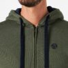 Felpa con cappuccio North Sails Uomo cotone organico zip-2