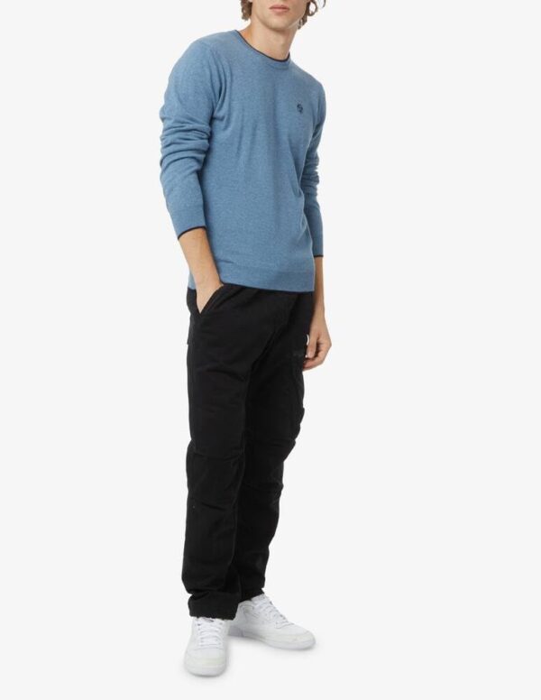 Maglione North Sails Uomo Misto Lana Casual Azzurro 699775-2