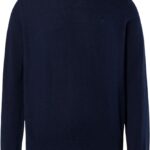 Maglione North Sails Uomo Blu Cotone Lana Classico-0