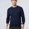 Maglione North Sails Uomo Blu Cotone Lana Classico-2
