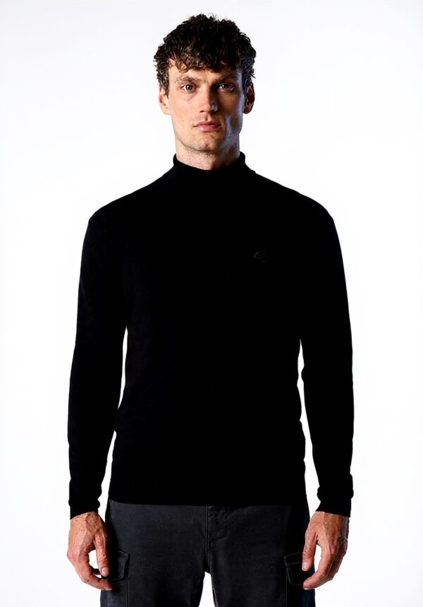 Maglione Uomo North Sails Nero Navy Blue Lana