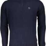 Maglione Uomo North Sails Mezza Zip Blu Scuro Maglieria-0