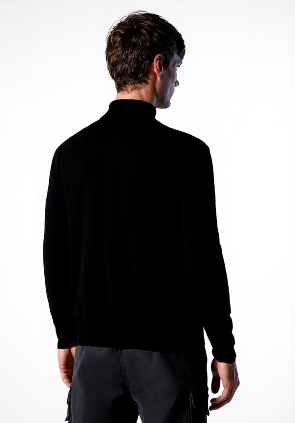 Maglione Uomo North Sails Nero Navy Blue Lana