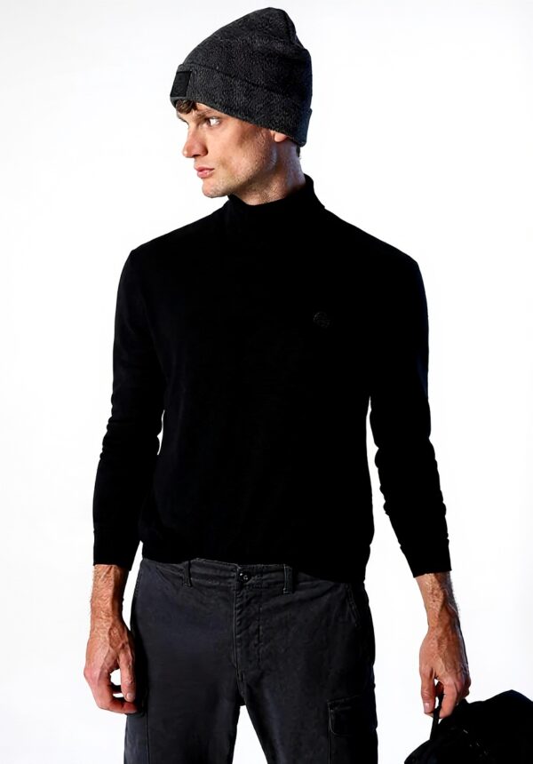 Maglione Uomo North Sails Nero Navy Blue Lana