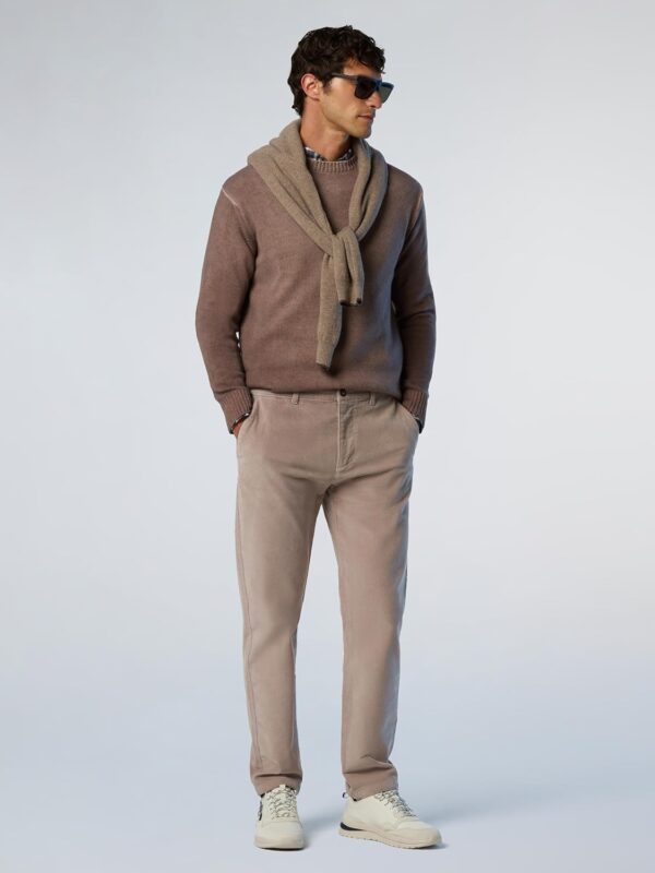 Pantaloni Chino Defender Velluto North Sails Uomo Slim-4