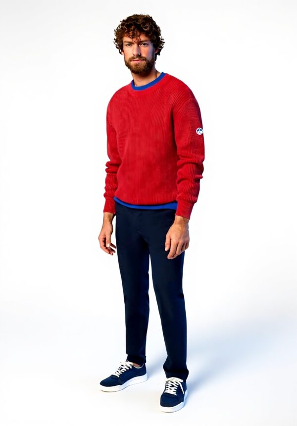 Pantaloni Defender North Sails Popeline Cotone Uomo Slim