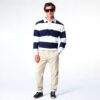 North Sails Polo Rugby Uomo Cotone Organico Maniche Lunghe