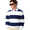 North Sails Polo Rugby Uomo Cotone Organico Maniche Lunghe