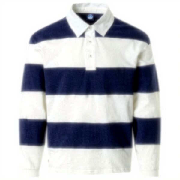 North Sails Polo Rugby Uomo Cotone Organico Maniche Lunghe
