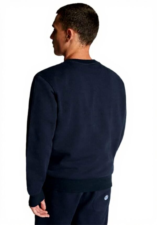 Felpa senza cappuccio North Sails uomo cotone organico logo