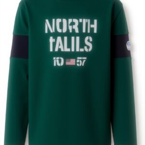 North Sails T-Shirt Bande Maniche Cotone Organico Uomo