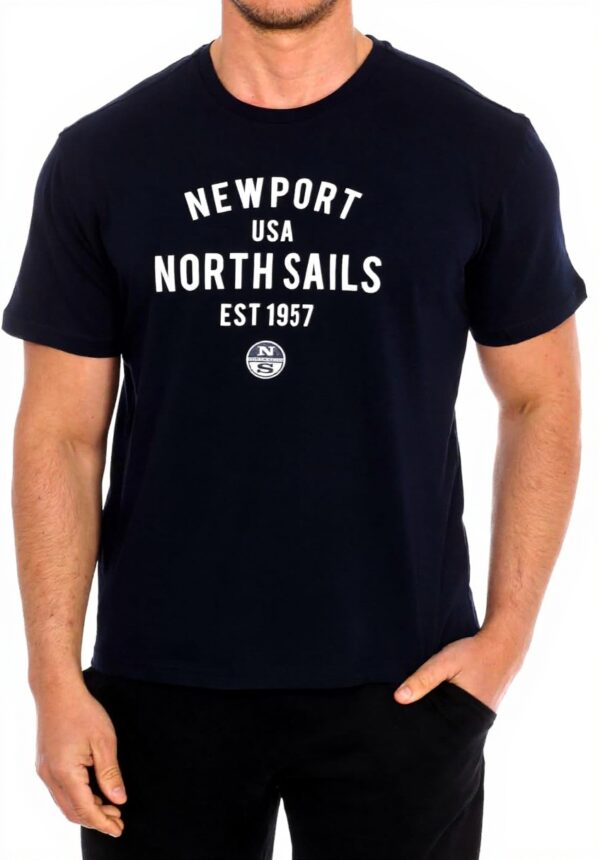 T-shirt Uomo North Sails Manica Corta Bianco Marino