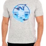 T-shirt Uomo North Sails Manica Corta Grigio Comfort