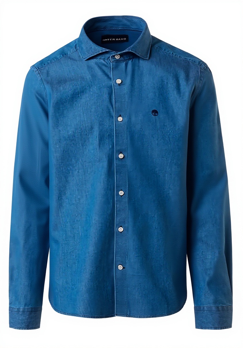 'NORTH SAILS Camicia Denim Twill indossata in un contesto casual'