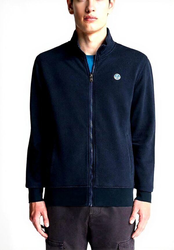 Felpa North Sails Uomo Cotone Organico Viola 4XL