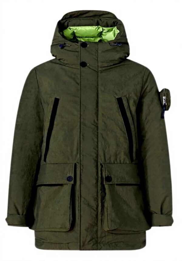 North Sails Glomma Parka Uomo Giacca con Cappuccio Verde