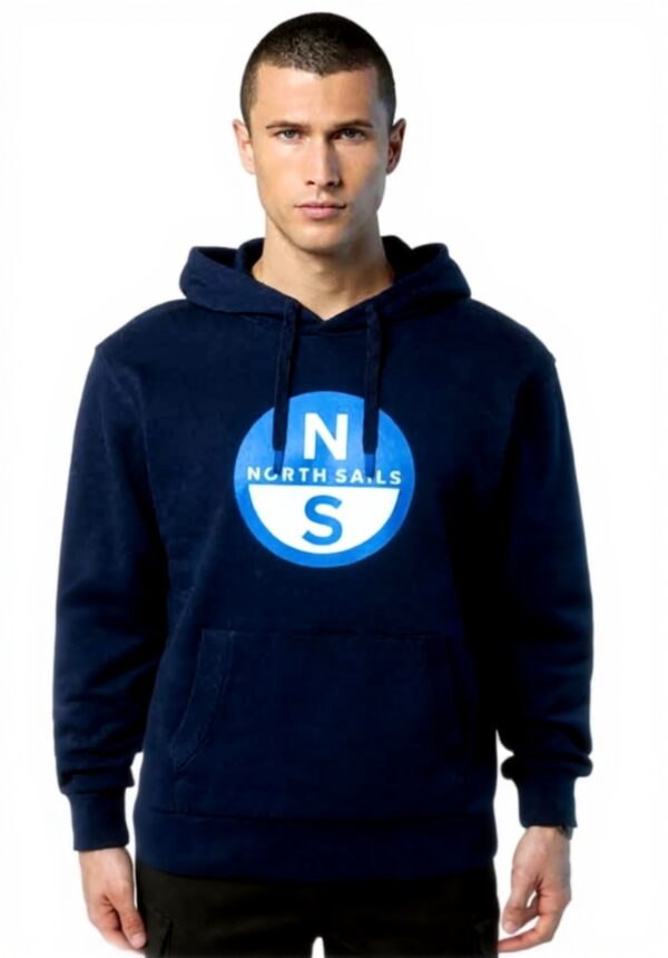 Felpa Uomo North Sails Graphic Hoodie 100% Cotone