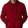 Felpa North Sails Logo Full Zip Uomo Rosso Comoda-0