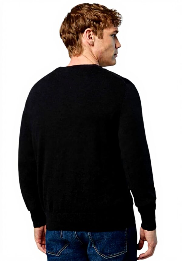 Maglione North Sails Nero Cotone Lana Uomo 699773