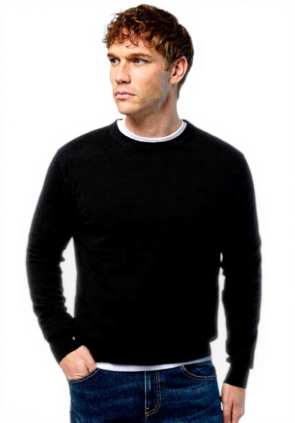 Maglione North Sails Nero Cotone Lana Uomo 699773