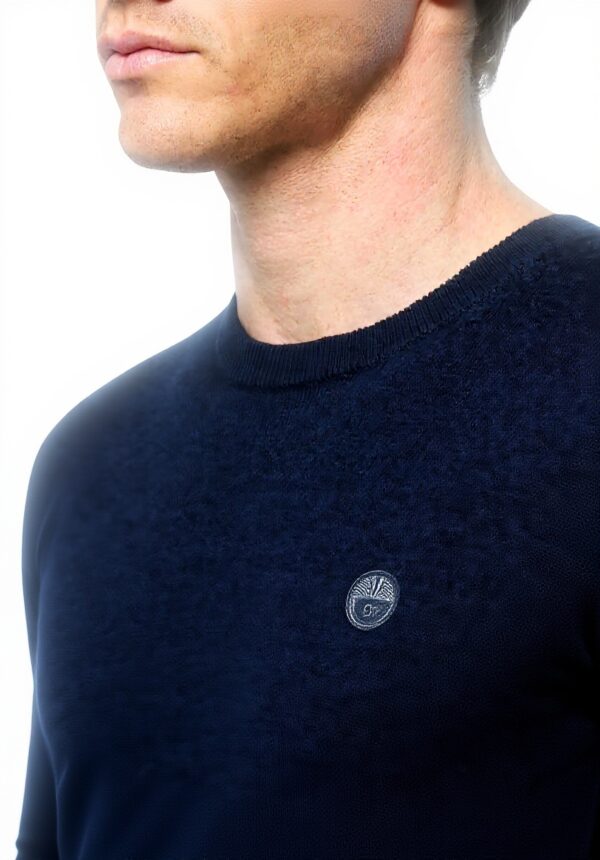 Maglione North Sails Uomo Blu Cotone Lana Classico
