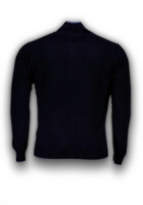 Maglione Uomo North Sails Mezza Zip Blu Scuro Maglieria