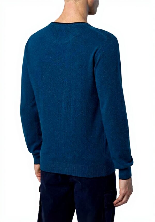 Maglione Uomo North Sails Cashmere Logo Ricamato Blu