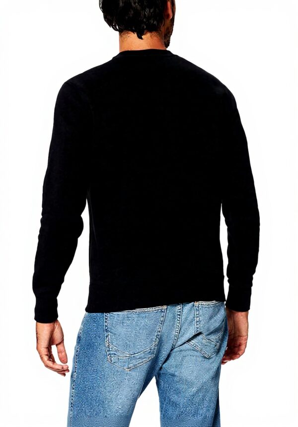 Felpa Uomo North Sails Girocollo Cotone Organico Nero XXL