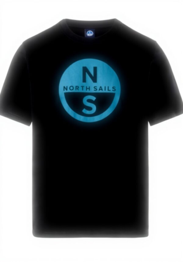 North Sails T-Shirt Uomo Cotone Girocollo Stampa Logo