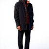 Cappotto North Sails Trench Commuter Nero Stretch Riciclato