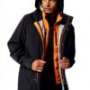 Cappotto North Sails Trench Commuter Nero Stretch Riciclato