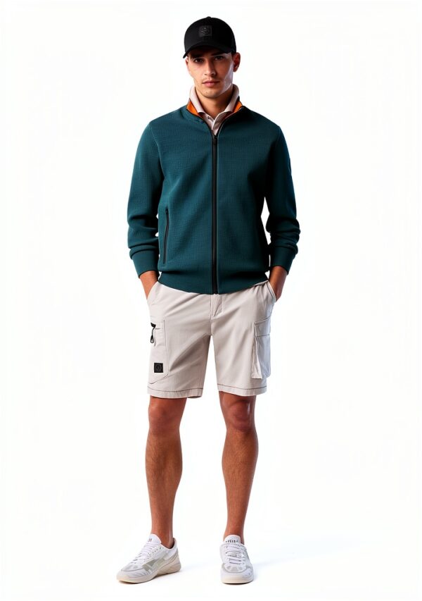 North Sails Maglione Uomo Poliestere Riciclato Zip-4