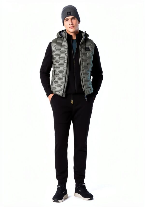 Gilet North Sails Uomo Impermeabile Micro Chip Grey-2