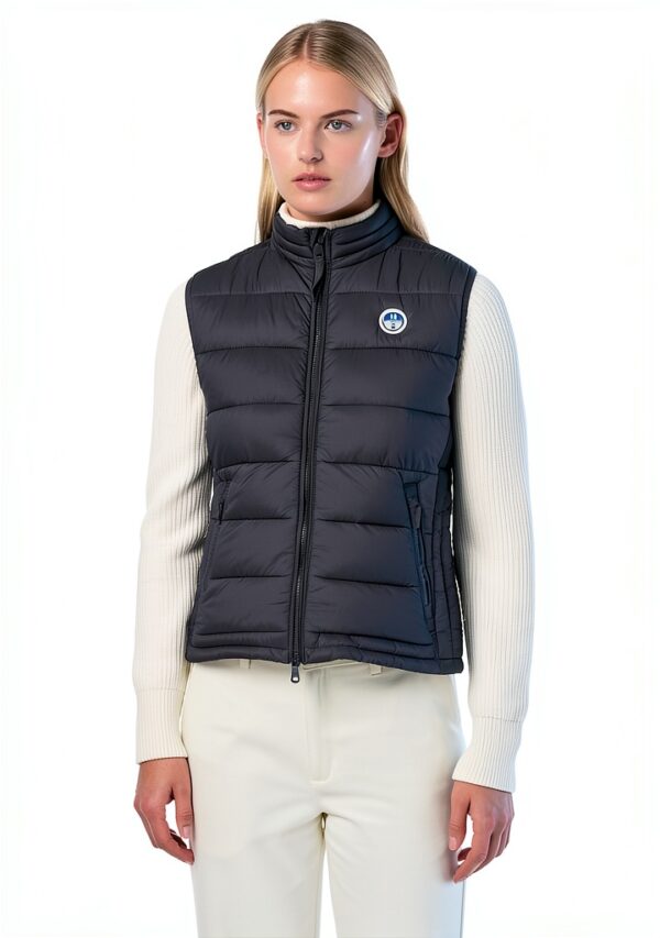 Gilet North Sails Donna Nylon Riciclato Collo Alto-1