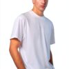 North Sails T-Shirt Uomo Cotone Organico Comodo Nero Bianco-3