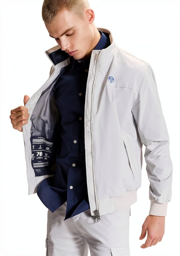Giacche da uomo North Sails Slim Fit Nylon riciclato-3