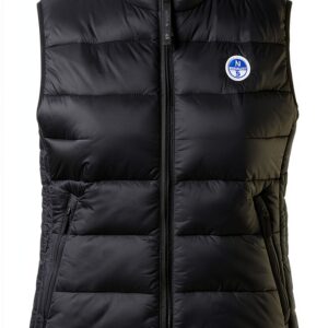 North Sails Gilet Donna Nylon Riciclato Collo Alto Zip-0