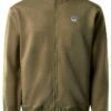Felpa Zip North Sails Uomo Cotone Biologico Verde Blu-0