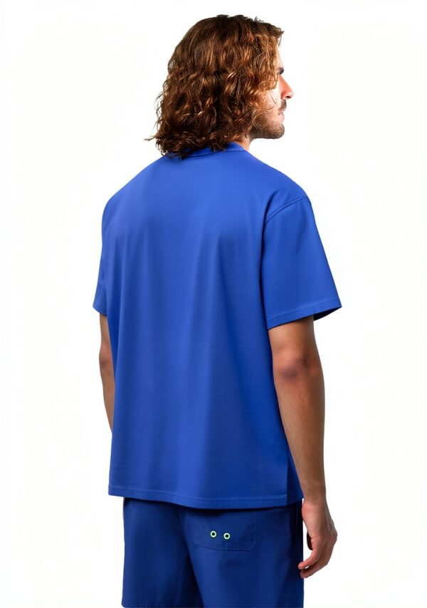 North Sails T Shirt Uomo Cotone Organico Nero Bianco-2