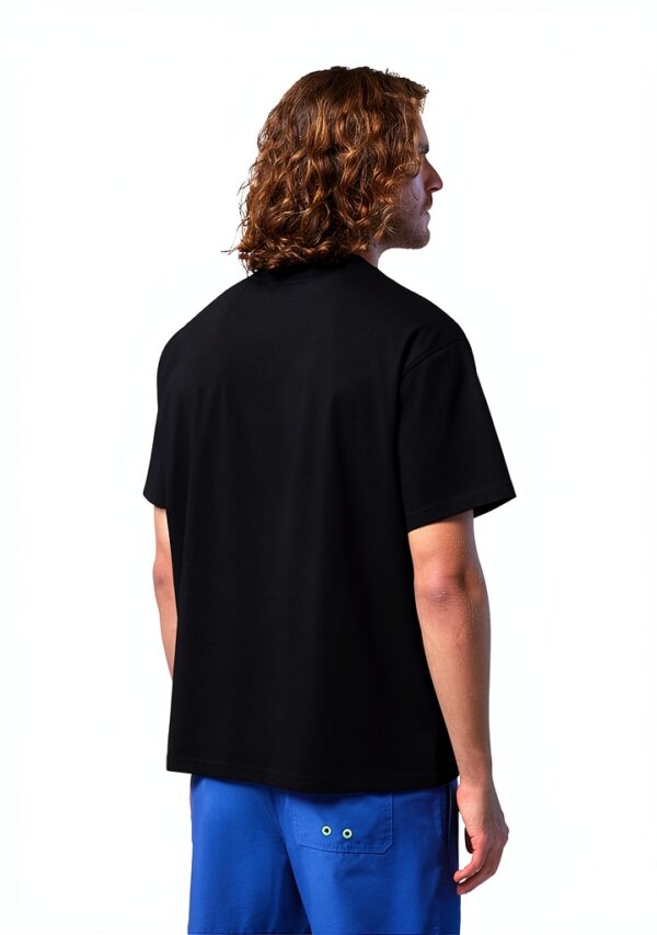 T-shirt Uomo North Sails Cotone Organico Nero Bianco Navy-3
