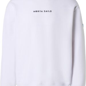 Felpa Uomo North Sails Cotone Organico Bianco XL-0