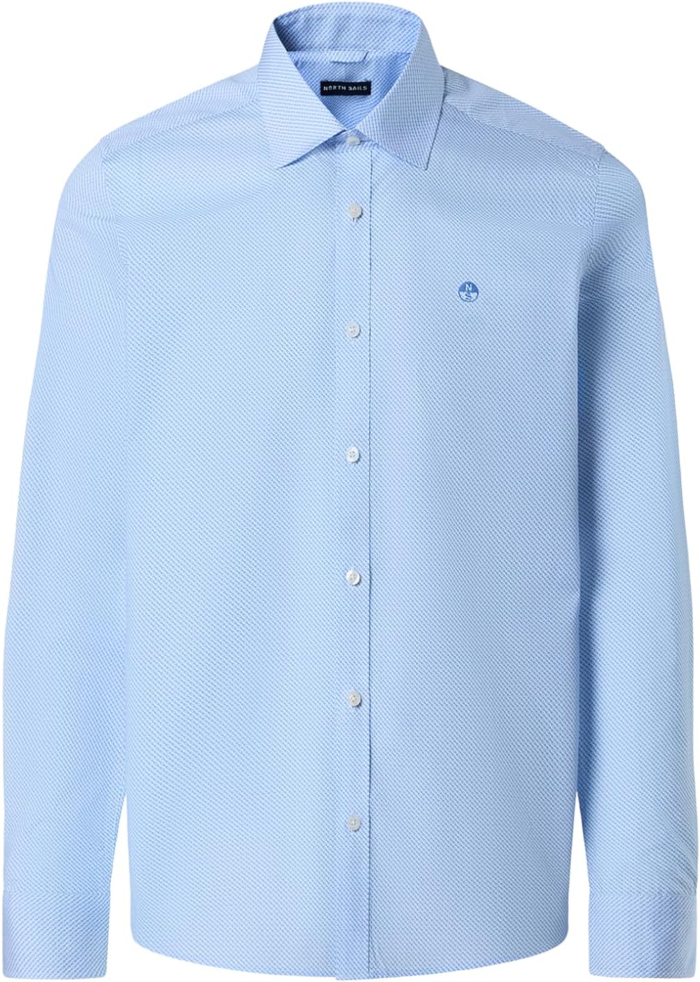 'T-shirt North Sails in cotone organico con colletto alla francese'